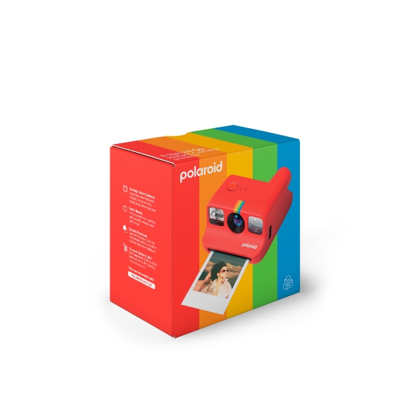 Polaroid Go Generation 2 Instant Camera with Selfie Mirror, Self-Timer, and  Double Exposure (Red) - 9098-POLAROID